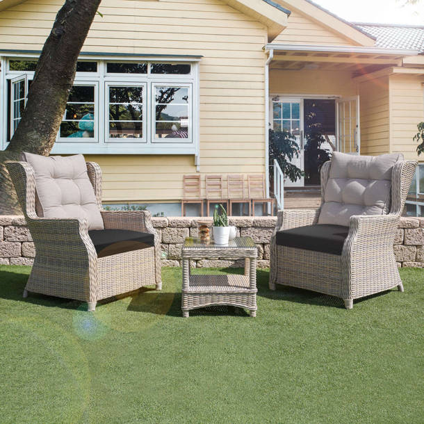 Latitude Run® Andrew 45.8" Reclining Single Chaise with Cushion